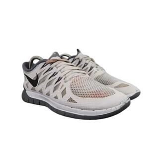 Nike Shoes Womens 8 Athletic Trainers Free 5.0 Sport Running Active Comfort Grey